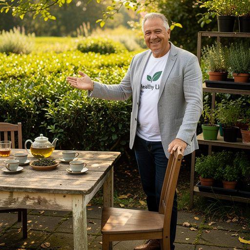 Helyi gyógynövényekből készült tea, amely segíti a vérnyomás szabályozását.